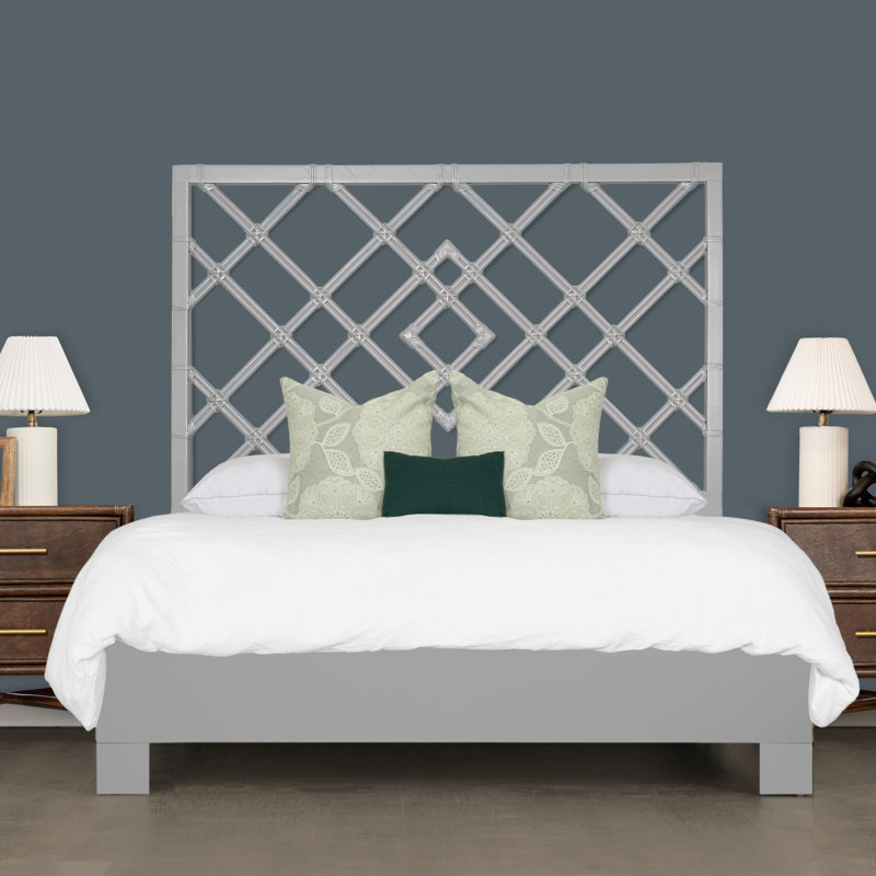 Darien Headboard, Light Gray, Queen