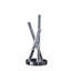 14.5" In Carina Modern 3 Acrylic Upright Leg Stix Led Silver Metal Table Lamp