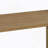 66" Rectangular Walnut Oak Sled Dining Table