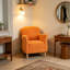 Fauteuil en velours côtelé 26,2 po de largeur-1721187588-1721187589