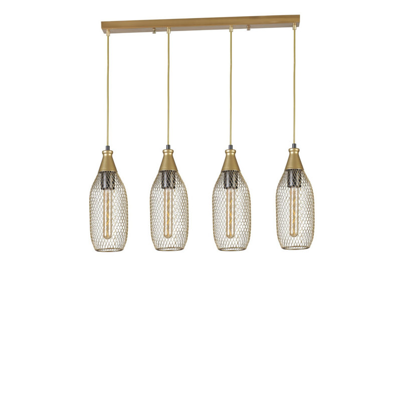 Chandle Chandelier, Gold