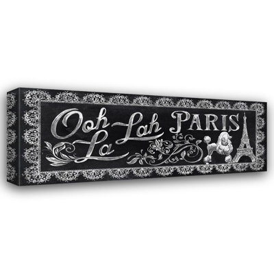 Charlton Home® Knutsen, Conrad Gallery Wrapped Canvas Art Titled: Ooh La Lah