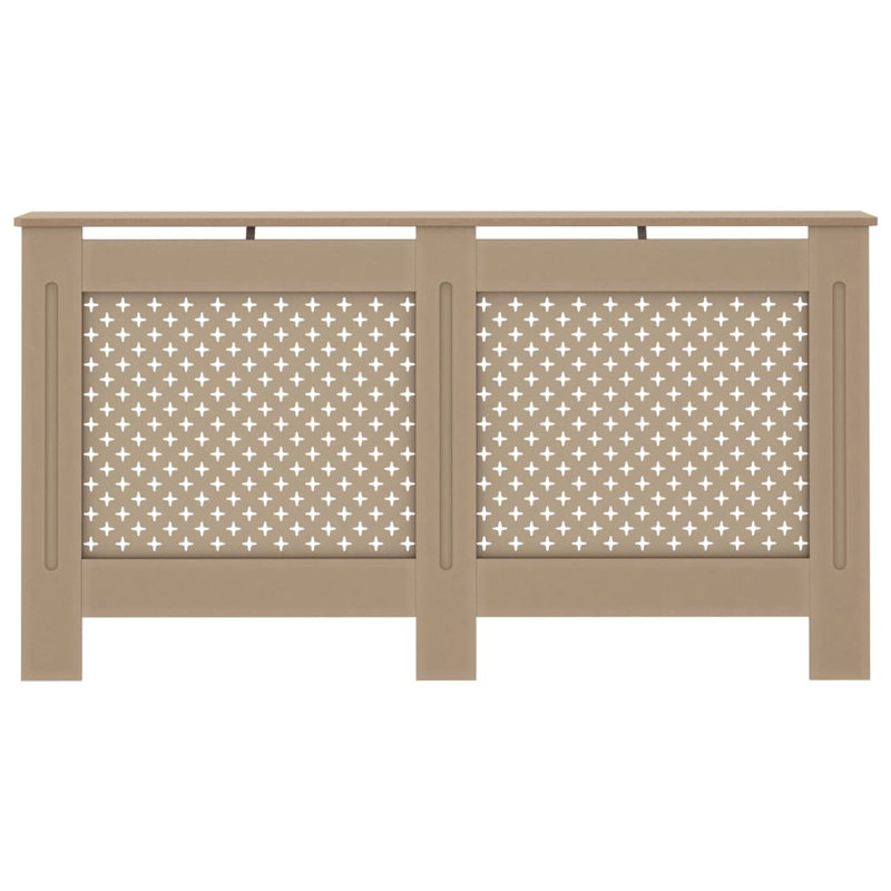 Dayanara Radiator Cover, Brown, 81cm H x 152cm W x 19cm D