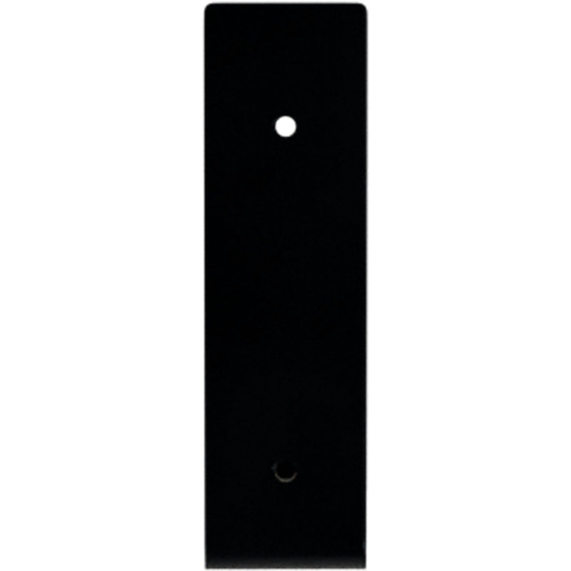 2"W x 12"D x 7"H Steel Hanging Shelf Bracket, Powder Coated Black, 7" H x 2" W x 12" D, Powder Coated Black