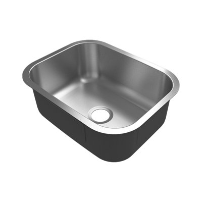 23'' L Single Bowl Stainless Steel Kitchen Sink