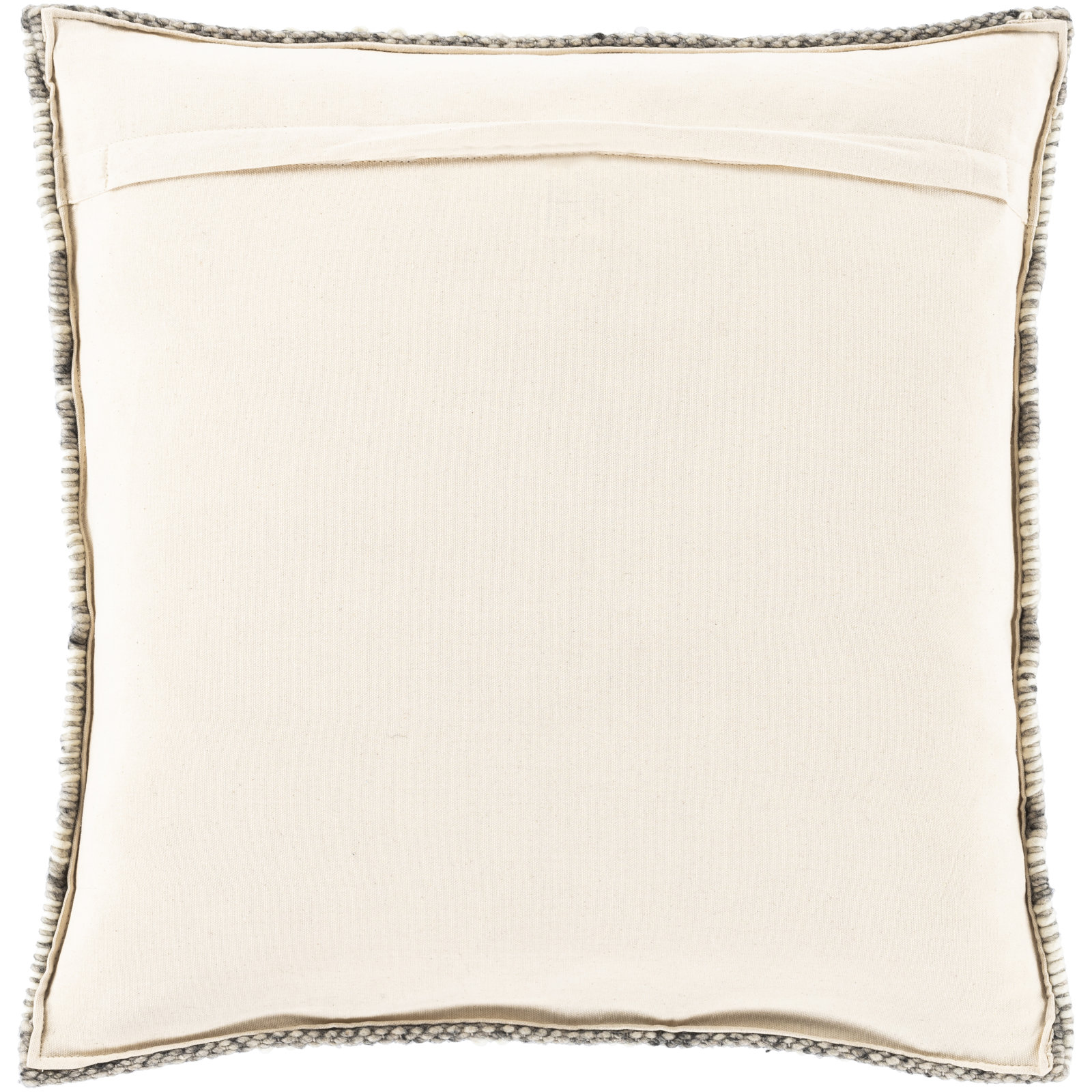 Doralia Embroidered Lumbar Throw Pillow, Taupe, Down