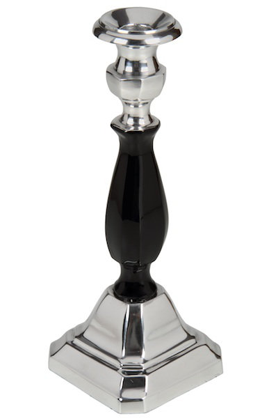 Chandelles en métal contemporain, H 10 po x l 4 po x P 4 po