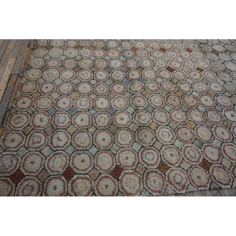 Tapis carré antique Antique Folk Art