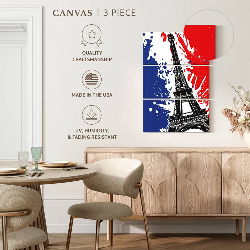 Tour Eiffel Masam, H 74 po x l 48 po