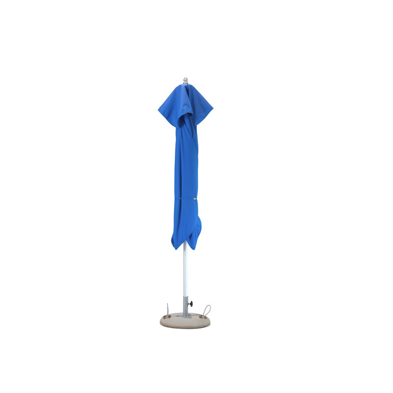 Parasol de marché Clearence, Bleu, H 102,36 po x l 157,44 po x P 157,44 po