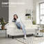 2 Seater Linen Sofa-1517586988