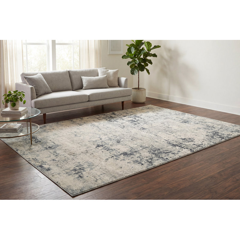 Maurin Abstract Indoor Rug, Rectangle 9'2" x 12'10"