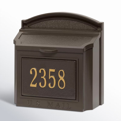 Locking Wall Mounted Mailbox
