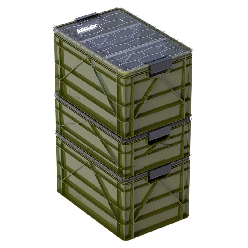 Ensemble de 3 boîtes, Vert