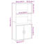 Bookcase 60X24x120 Cm Engineered Wood-809861986