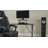 Gaming Desk with Cup Holder, Headphone Hook, and Monitor/Smartphone Stand-1588161555