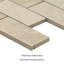 Carreau de mosaïque en porcelaine polie pour plancher et mur 12 po x 12 po Sonoma-38426797