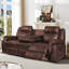  Ensemble de salon inclinable 3 pièces: canapé, causeuse et fauteuil pour une détente totale-116984954
