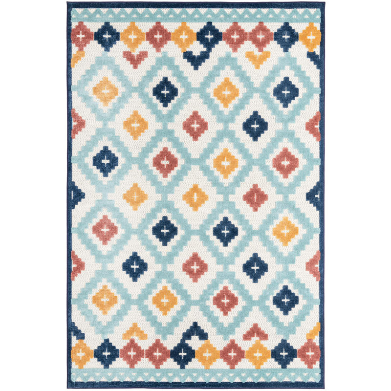 Outdoor Askersund Area Rug Beige Color, Rectangle 6' x 9'