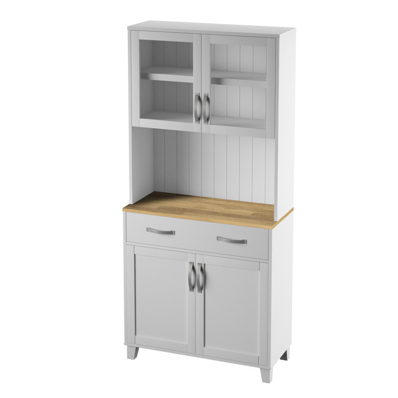 Deidra 36'' Bar Cabinet, White