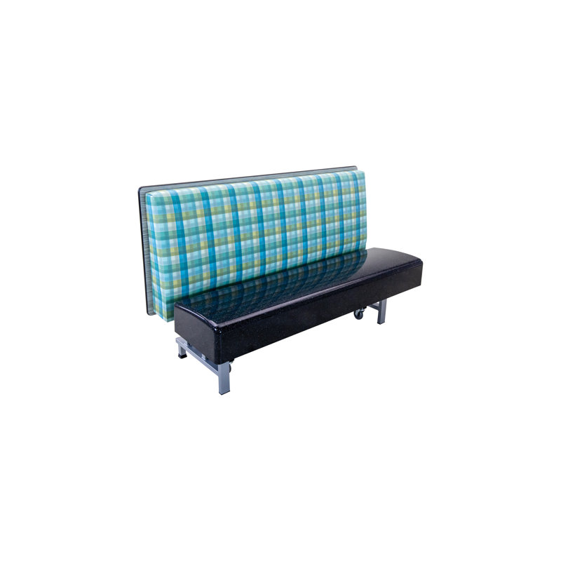Banquette mobile pliante, H 40 po x l 48 po x P 24 po