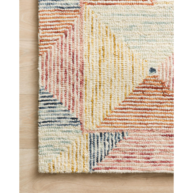 Morecambe Wool Geometric Rug