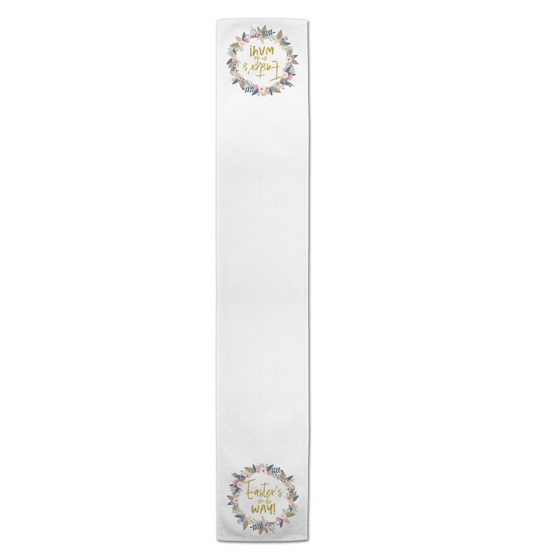 Larimore Floral Easter Table Runner, 16" x 90"