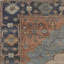 Tapis oriental bleu / orange / beige tissé à plat à la main Gloucester-1776205221
