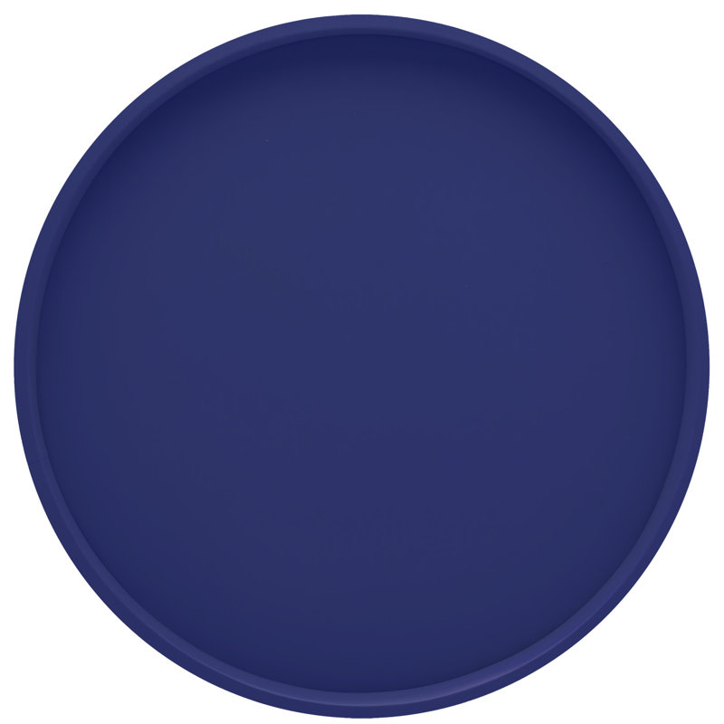 Ebern Designs Haowen Tray, Royal Blue