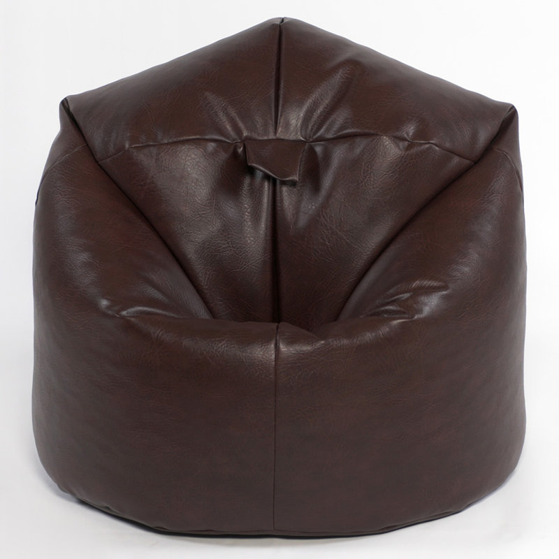 Atherstone Faux Leather Bean Bag Chair, Brown