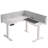 55" L-shaped Height-adjustable Standing Desk-1675142298