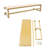 Wall Mounted Clothing Rack Clothing Display Storage Rack