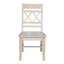 Chaise d'appoint en bois massif Kindelan-19110955