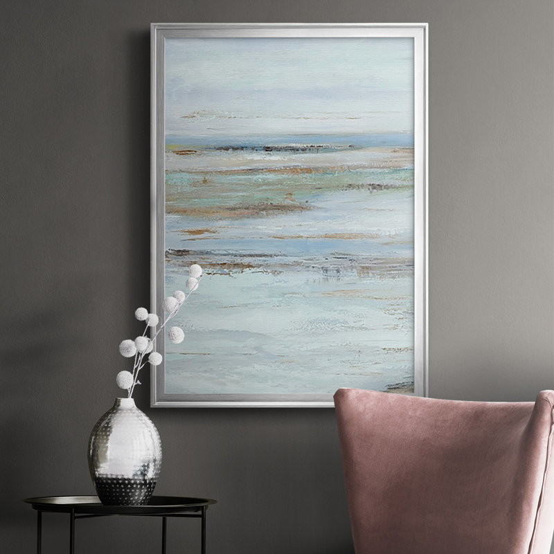 Reproduction encadrée de qualité supérieure - Prêt à accrocher, Encadrement argenté, H 36,5 po x l 26,5 po x P 1 po