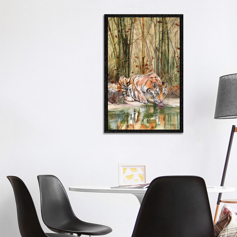 Jungle Spirit by Peter Williams - Gallery-Wrapped Canvas Giclée on Canvas, Black Floated Frame, 101.6 cm H x 66.04 cm W