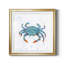 Crabe bleu pétillant - peinture encadrée-1388747233-1388747238