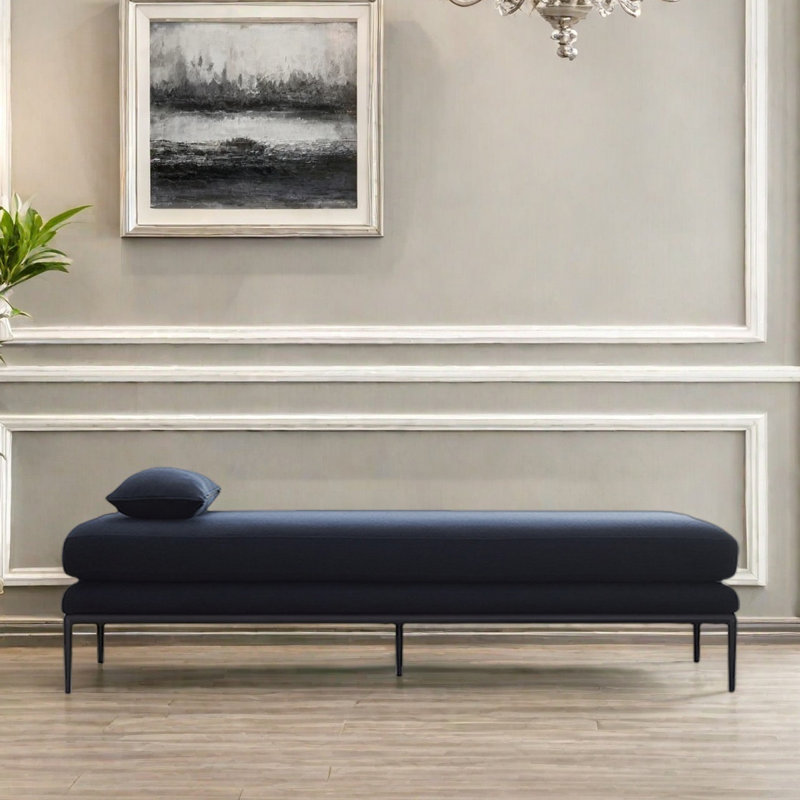 Tabouret de banc, H 16,54 po x l 62,99 po x P 21,65 po