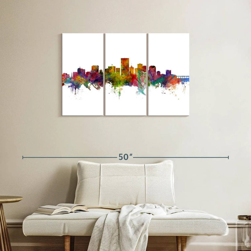 Rorry Richmond Virginia Skyline III, 24" H x 38" W