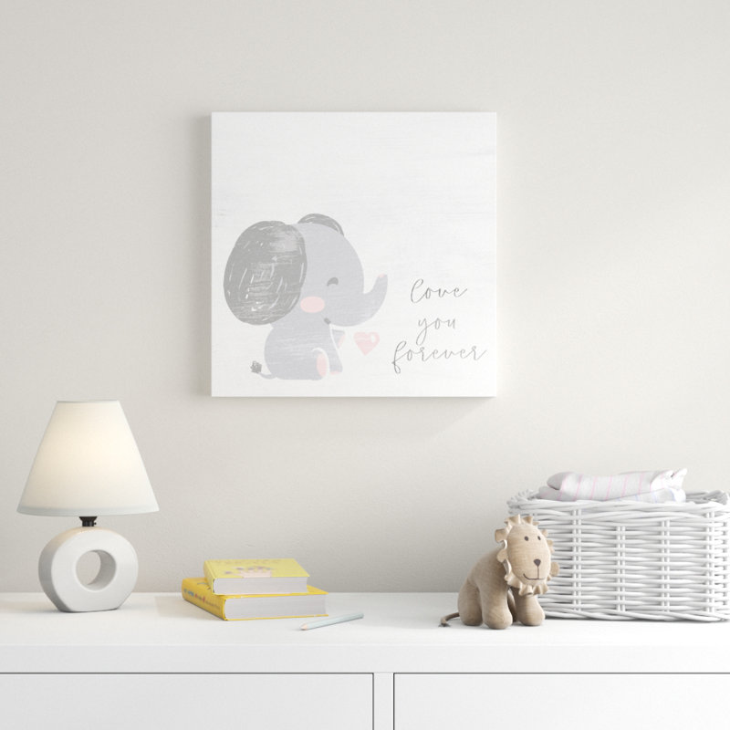 « love you forever », art sur toile