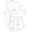 Narrows 49cm H Tufted Velvet Upholstered Upholstered Back Side Chair in Pink