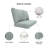 Sunbrella Outdoor Loveseat Cushion, Deep Seat/Back Replacement Cushion 5 Inch-8403115