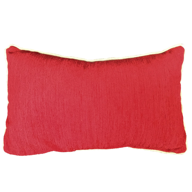 Rectangular Cushion, Red/Love