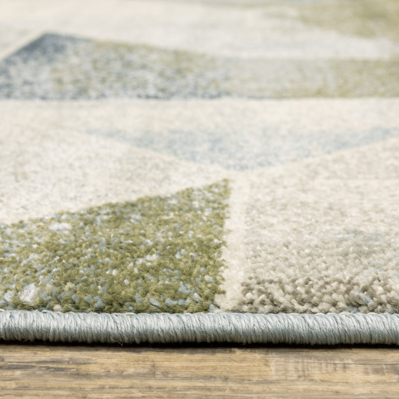 Schoeneck Geometric Indoor Rug, Rectangle 7'10" x 10'
