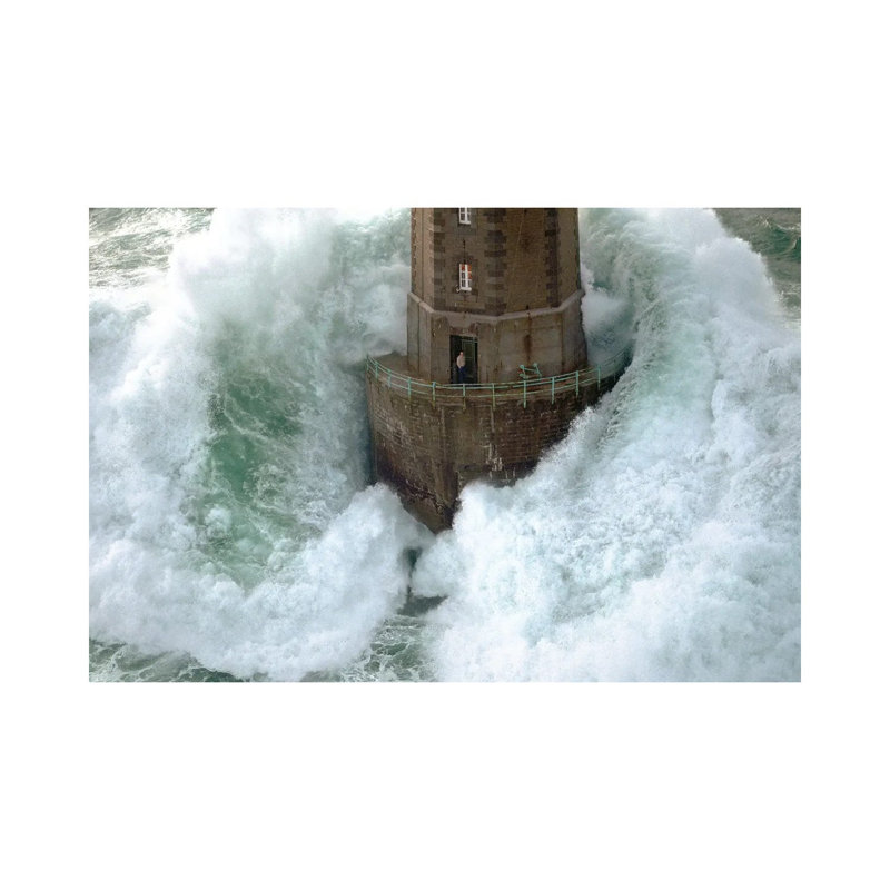 Phares Dans La Tempête – La Jument- Gallery-Wrapped Canvas Giclée, 18" H x 26" W