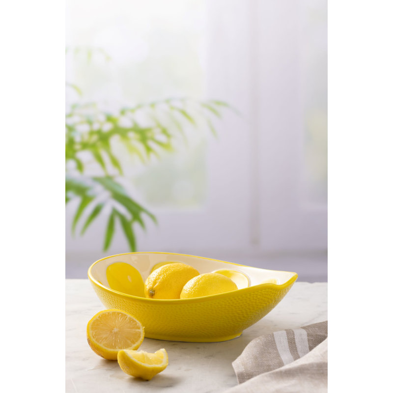 World Foods Lemon Oval Bowl