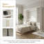 Grand lit escamotable mural peu encombrant avec bureau pliable et armoires latérales, lit rabattable vertical robuste pour les pièces multifonctionnelles