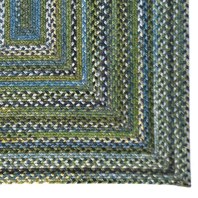 Blue Ridge_Multi Green_0298QS, Rectangle 3' x 5'