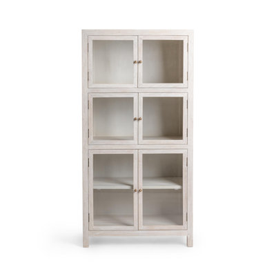 Kimble Mango Wood Display Cabinet