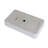 24"X14" White Ceramic Rectangular Vessel Bathroom Sink