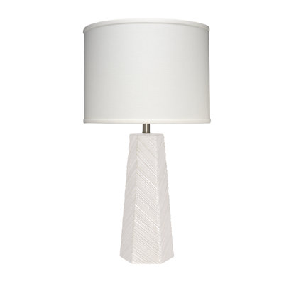 Lampe de table crème haute hauteur 32 po